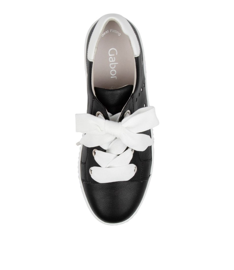 Gabour | Cuir Ava Schwarz-weiss Exclusif